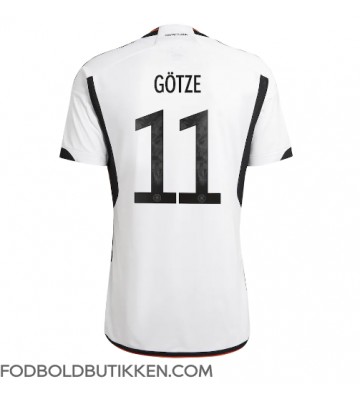Tyskland Mario Gotze #11 Hjemmebanetrøje VM 2022 Kortærmet